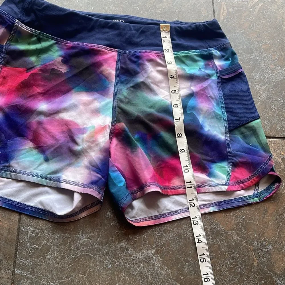 ATHLETA Girl Shorts Sz XXL 16 RECORD BREAKER Pockets 2.0 Athletic Running NICE!